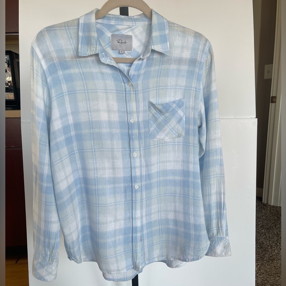 RAILS plaid button down